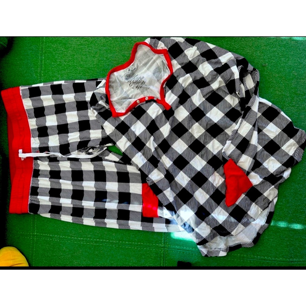 Little sleepies Buffalo plaid women’s pjs